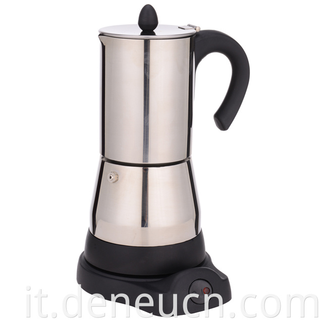 Macchina per caffè per caffè per caffè espresso moka in acciaio inossidabile elettrico italiano